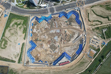 고양장항 B1BL 공동주택 신축공사 중 토공 및 가시설공사